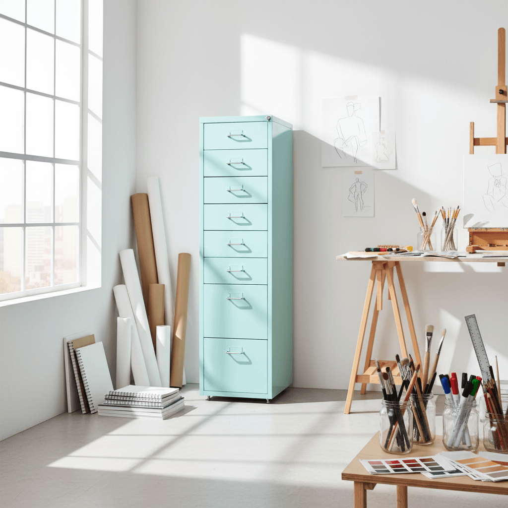 Cupboard Storage Stainless Steel Office Filing Cheap 8 Drawers File Chinese Display Living Room Cabinet Divider