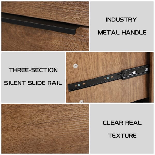 Wooden Filing Cabinet 08