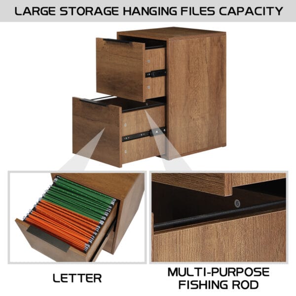 Wooden Filing Cabinet 09