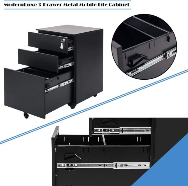 Black Mobile Cabinet 6