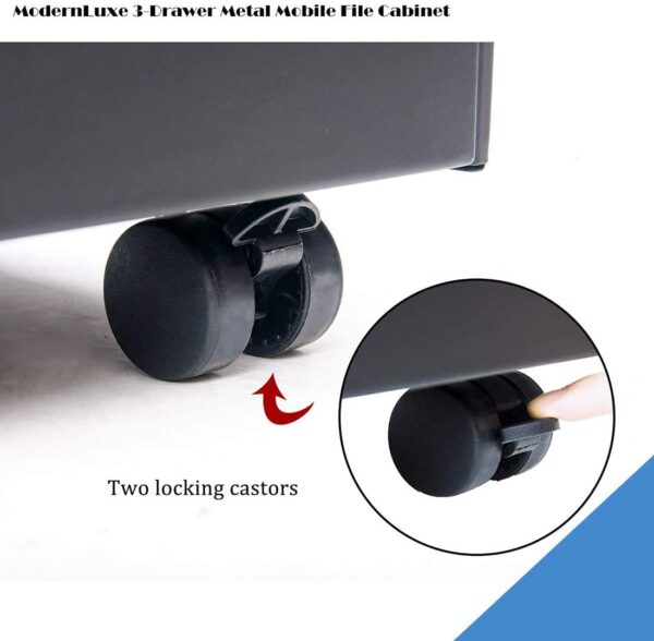 Black Mobile Cabinet 7