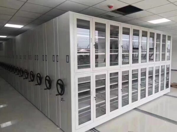 Mobile Compactor Storage Archive Filing Cabinet Mobile Shelving Dense Cabinet Rack Mobile Shelves Shelving System for Office - Image 2