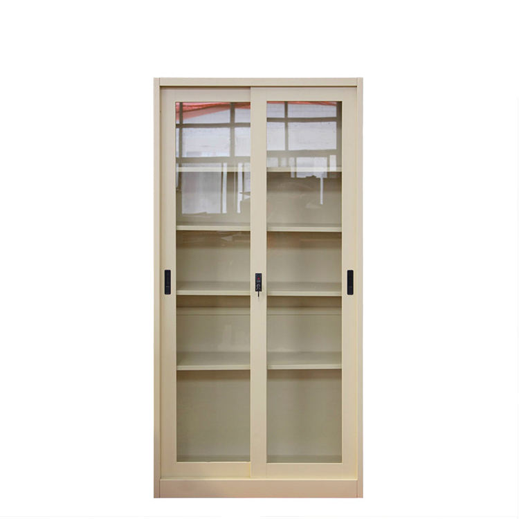 Glass Door Office Cupboard