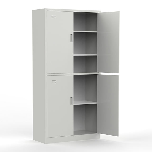 4 Door Metal Locker White