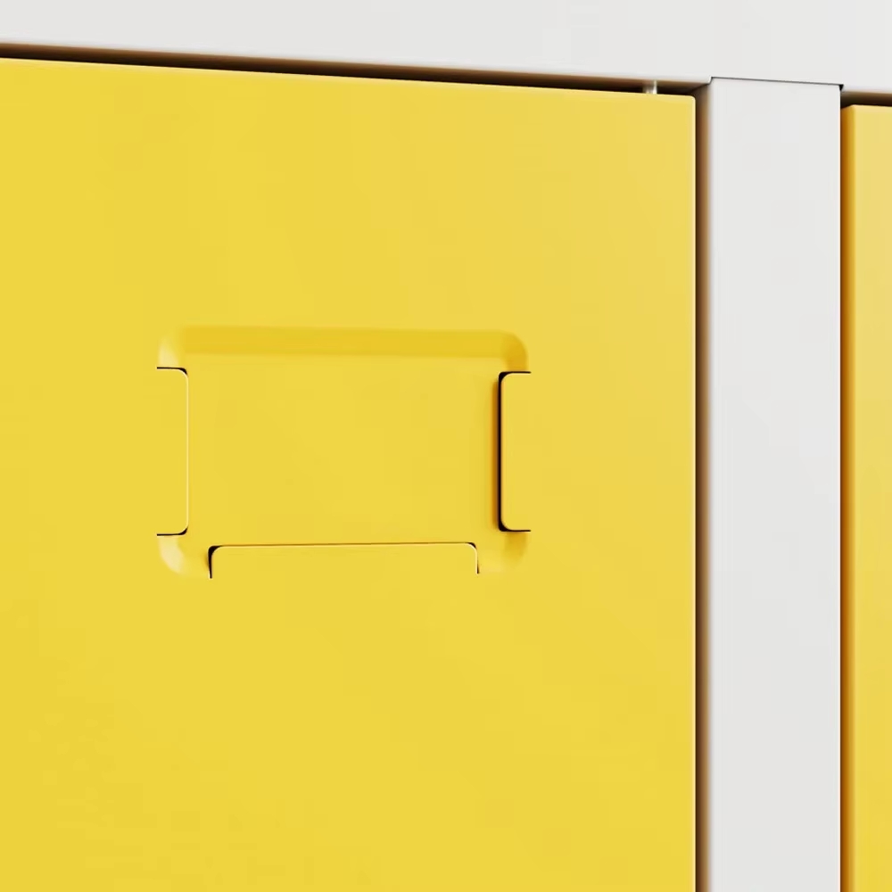 6 Door Steel Locker Detail