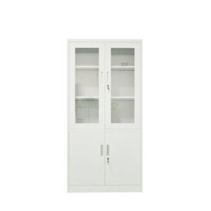 Glass Metal Door Office File Cabinet