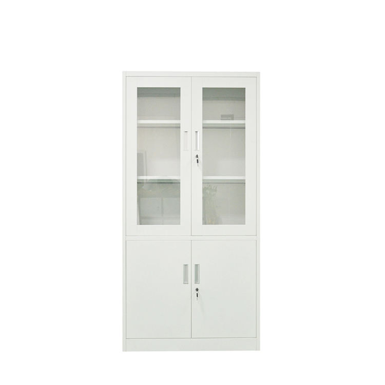 Glass Metal Door Office File Cabinet