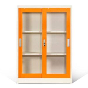 Half Height Sliding Door Steel Storage Cabinet