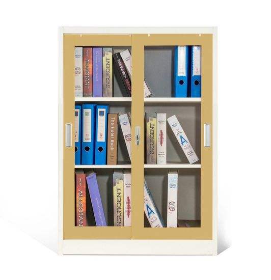 Half Height Sliding Door Steel Storage Cabinet School