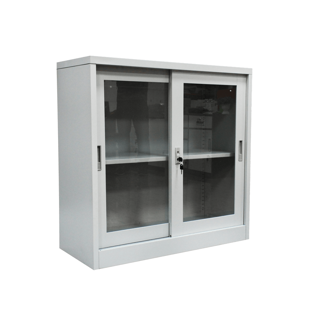 Metal Small Glass Door Storage File Cabinet