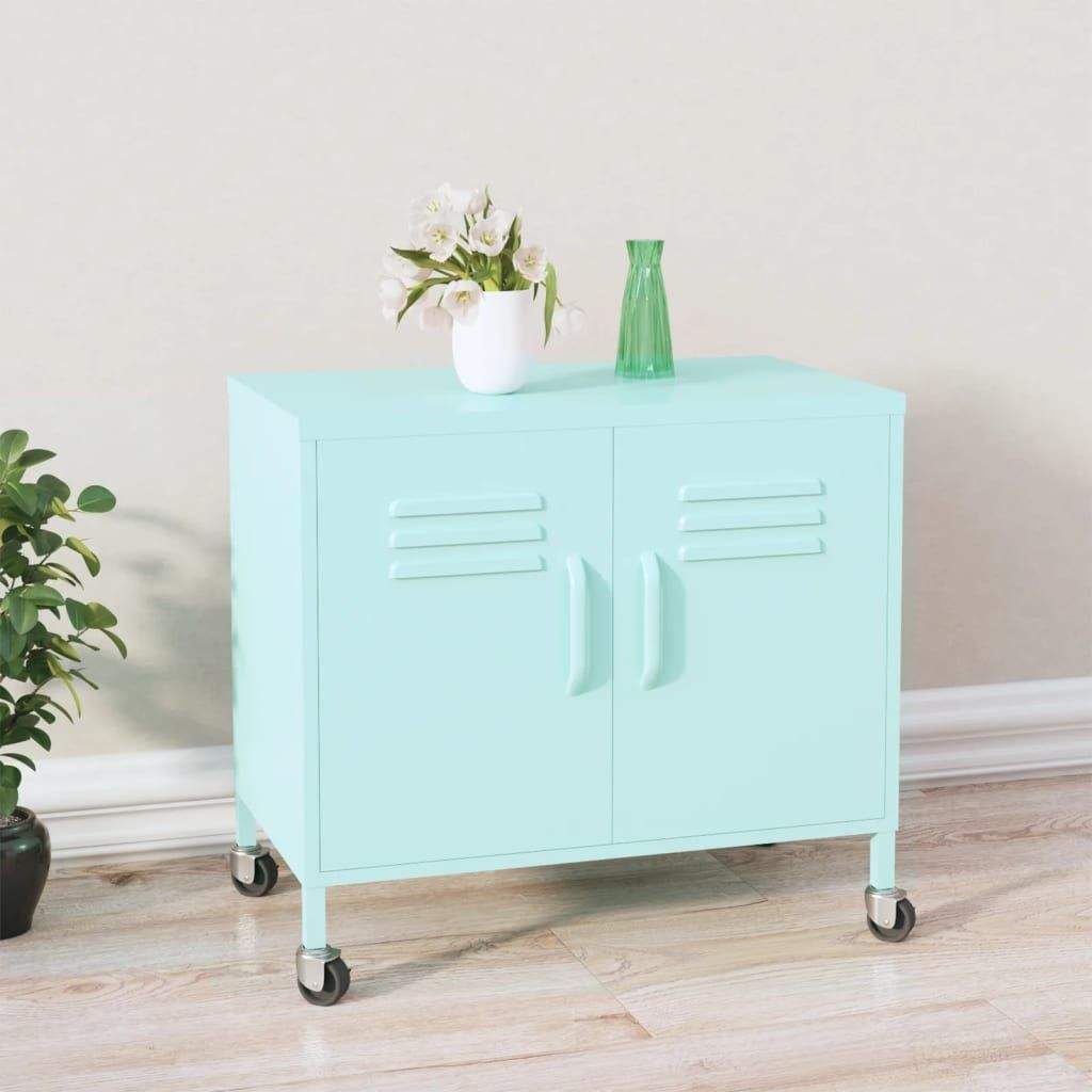 Movable Small Cabinet Green