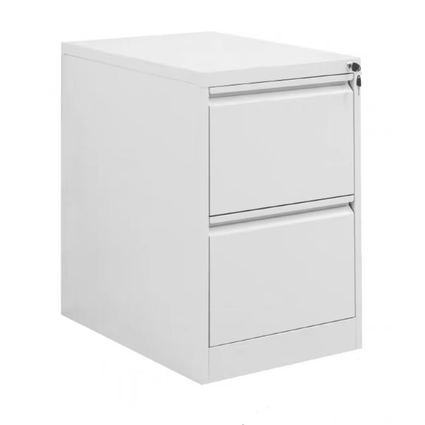 Vertical 2 Drawers Filing Steel Cabinet