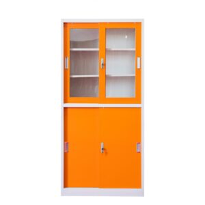 Sliding Glass Metal Door File Cabinet