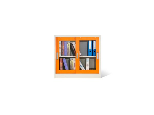 Small Glass Door Storage File Cabinet